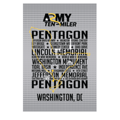 ARMY Ten Miler Microfiber Sublimation Sports Towel