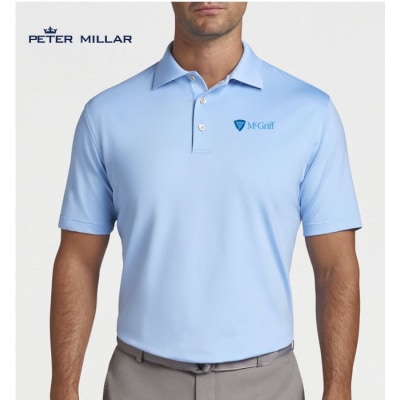 Peter Millar Men’s Solid Performance Polo