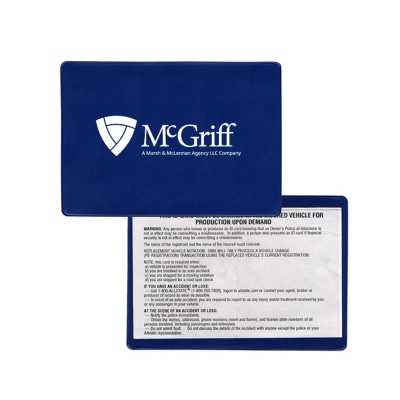 Copy-Guard Vinyl - Insurance Card Holder