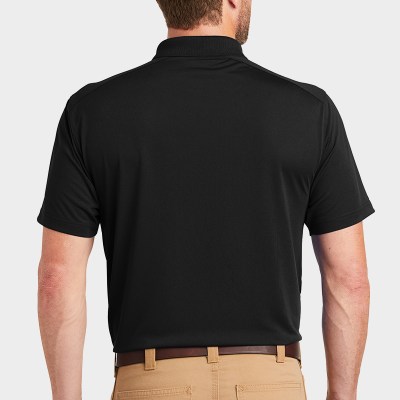 Men's Black Lightweight Performance Polo