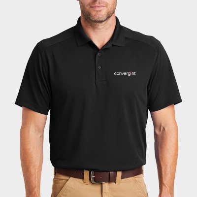 Men's Black Lightweight Performance Polo