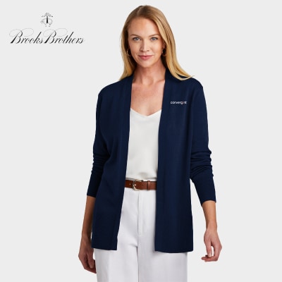 Brooks Brothers® Women’s Cotton Stretch Long Cardigan Sweater