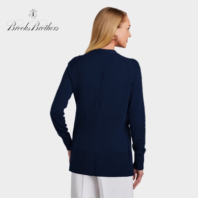 Brooks Brothers® Women’s Cotton Stretch Long Cardigan Sweater Brooks Brothers® Women’s Cotton Stretch Long Cardigan Sweater