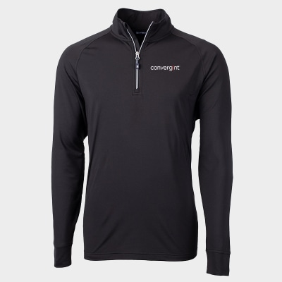 Cutter & Buck Adapt Eco Knit Quarter Zip Pullover