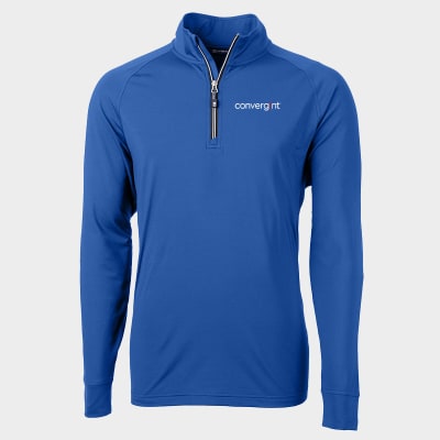 Cutter & Buck Adapt Eco Knit Quarter Zip Pullover