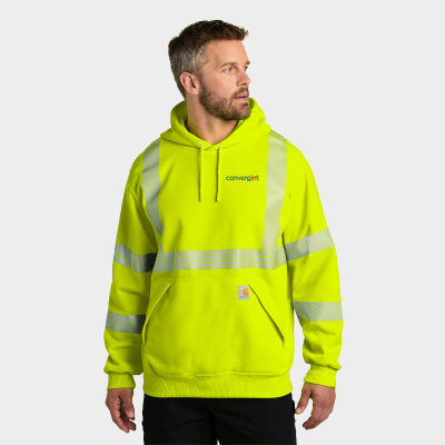 Carhartt® ANSI 107 Class 3 Hooded Sweatshirt