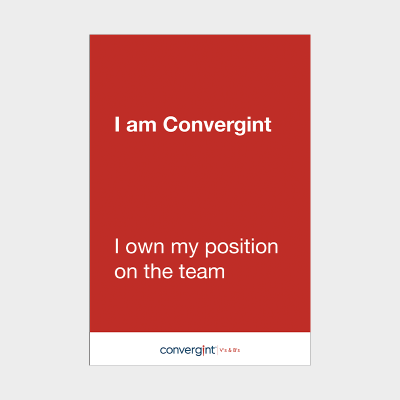 I am Convergint (text only) - Poster