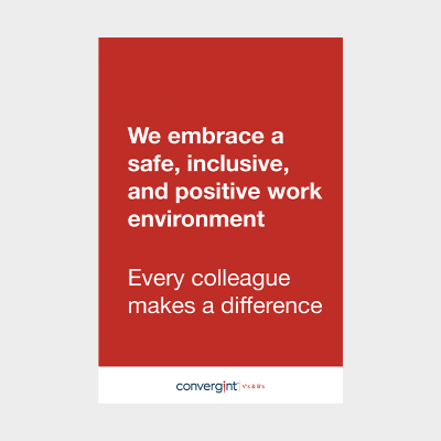 Safe, Inclusive, Positive Environment (text only) - Poster