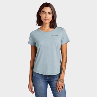 Allmade® Women’s Relaxed Tri-Blend Scoop Neck Tee
