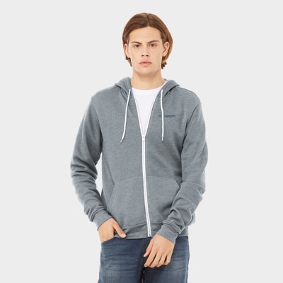 Bella + Canvas Unisex Sponge Fleece Full-Zip Hooded Sweatshirt