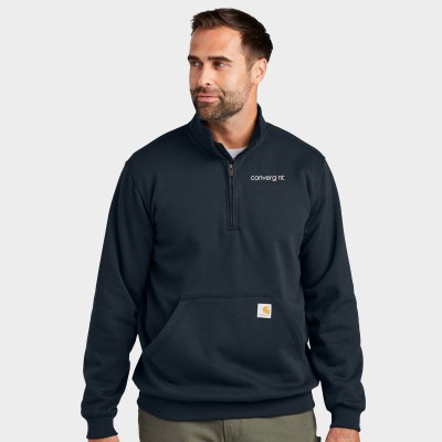 Carhartt® Midweight 1/4-Zip Mock Neck Sweatshirt