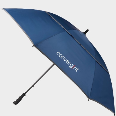 62" RPET Golf Umbrella w/ Reflective Trim