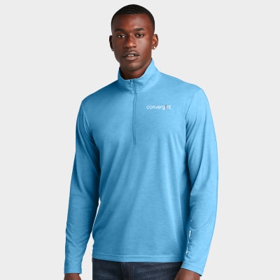 Sport-Tek PosiCharge ® Tri-Blend Wicking 1/4-Zip Pullover