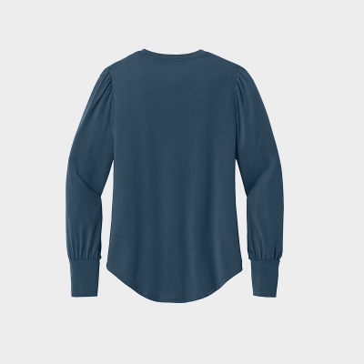 Mercer+Mettle® Women’s Stretch Jersey Long Sleeve Blouson Top