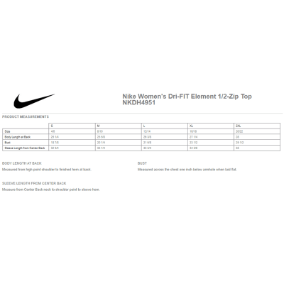 Nike Women's Dri-FIT Element 1/2-Zip Top
