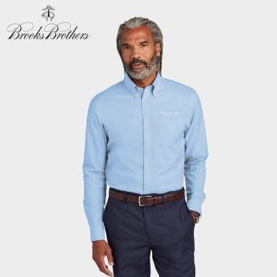 Brooks Brothers® Wrinkle-Free Stretch Pinpoint Shirt