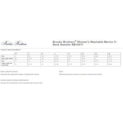 Brooks Brothers ® Women’s Washable Merino V-Neck Sweater