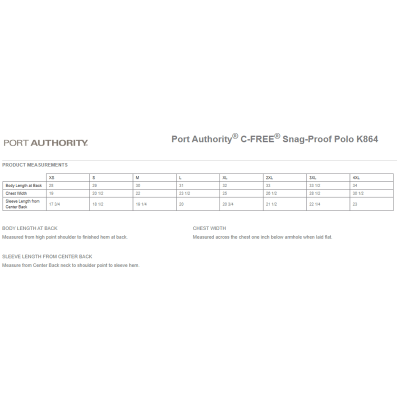 Port Authority® C-FREE® Snag-Proof Polo