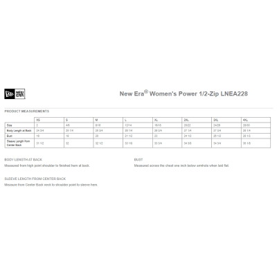 New Era® Women’s Power 1/2-Zip New Era® Women’s Power 1/2-Zip