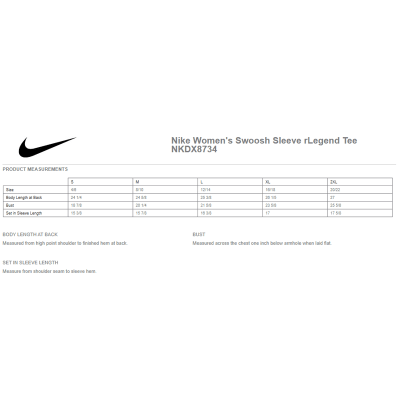 Nike Women's Swoosh Sleeve rLegend Tee Nike Women's Swoosh Sleeve rLegend Tee