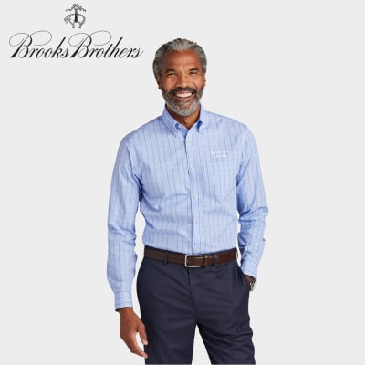 Brooks Brothers® Wrinkle-Free Stretch Patterned Shirt