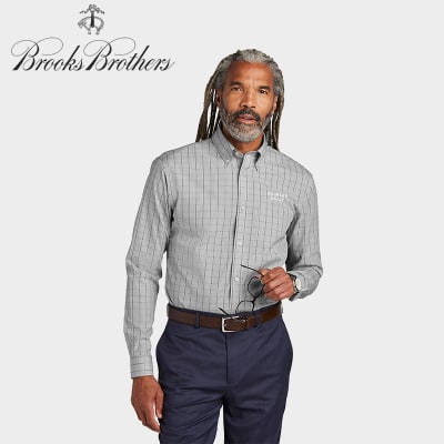 Brooks Brothers® Wrinkle-Free Stretch Patterned Shirt