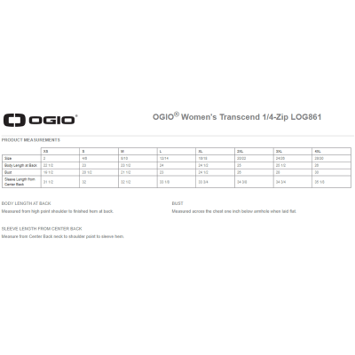 OGIO® Women’s Transcend 1/4-Zip