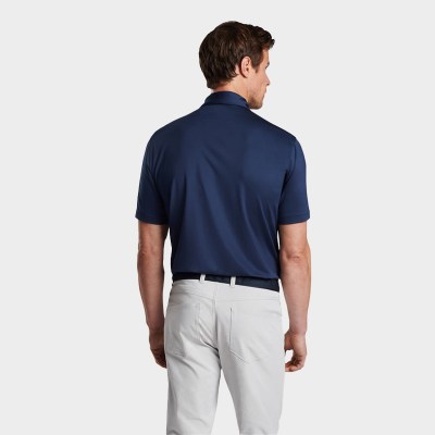 Peter Millar Men's Solid Performance Polo - Self Collar Peter Millar Men's Solid Performance Polo - Self Collar