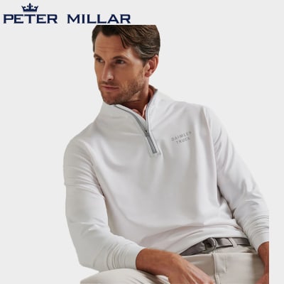 Peter Millar Men's Perth Stretch Loop Terry Quarter-Zip
