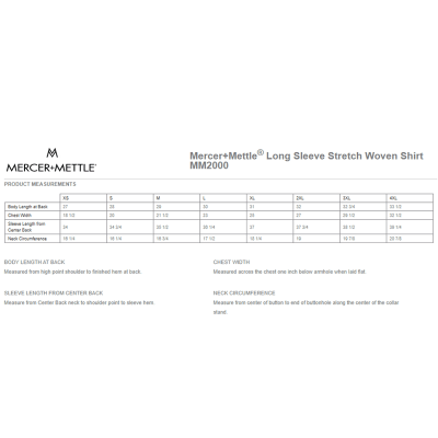 Mercer+Mettle® Long Sleeve Stretch Woven Shirt Mercer+Mettle® Long Sleeve Stretch Woven Shirt