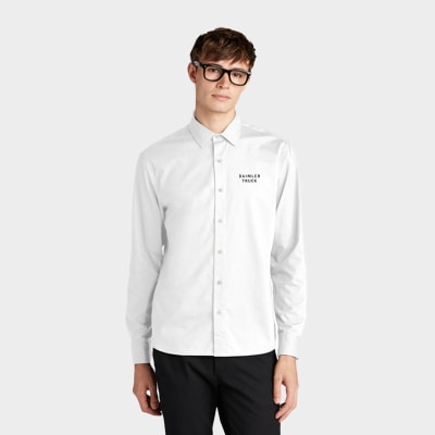 Mercer+Mettle® Long Sleeve Stretch Woven Shirt