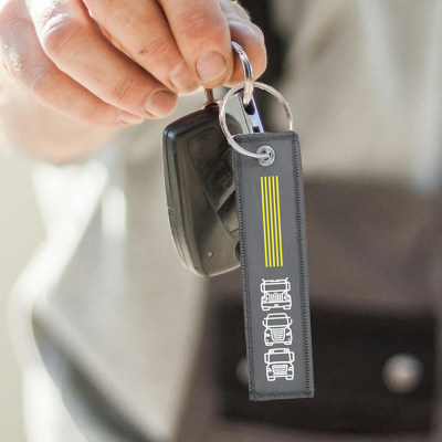 4" Flight Keytag