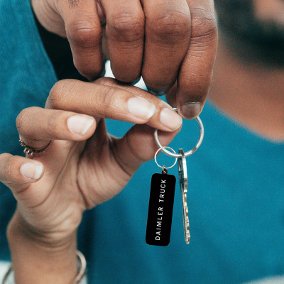 2.5" PVC Keychain