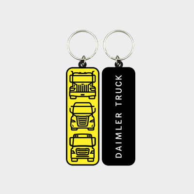 2.5" PVC Keychain
