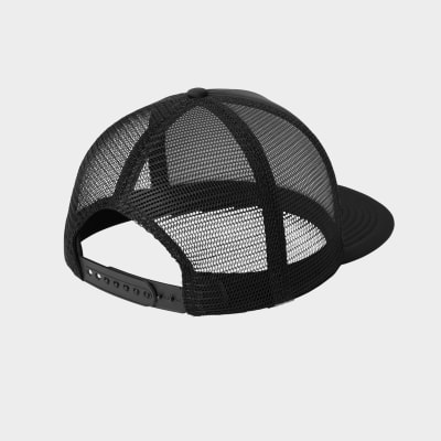 Flat Bill Snapback Trucker Cap