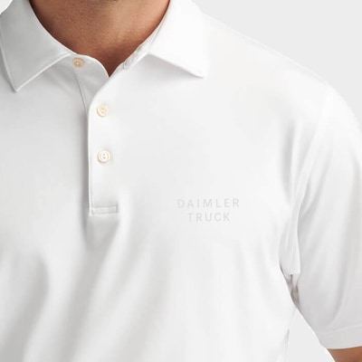 Peter Millar Men's Solid Performance Polo - Self Collar