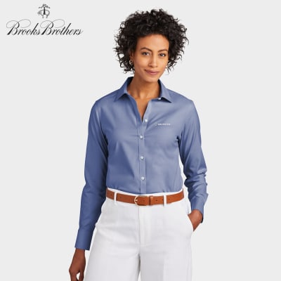 Brooks Brothers® Women’s Wrinkle-Free Stretch Pinpoint Shirt
