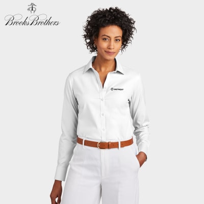 Brooks Brothers® Women’s Wrinkle-Free Stretch Pinpoint Shirt