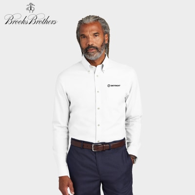 Brooks Brothers® Wrinkle-Free Stretch Pinpoint Shirt
