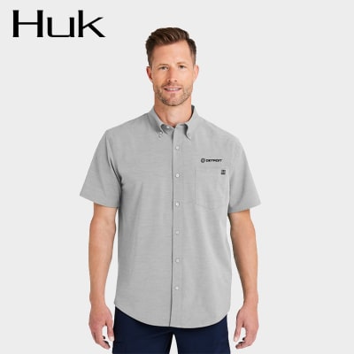 HUK Men's Kona Solid Short Sleeve Shirt