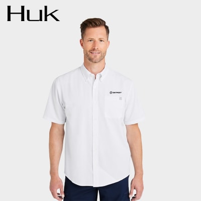 HUK Men's Kona Solid Short Sleeve Shirt