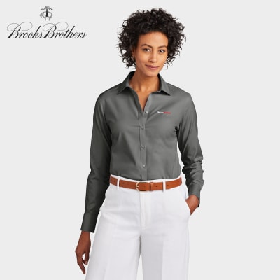 Brooks Brothers® Women’s Wrinkle-Free Stretch Pinpoint Shirt Brooks Brothers® Women’s Wrinkle-Free Stretch Pinpoint Shirt
