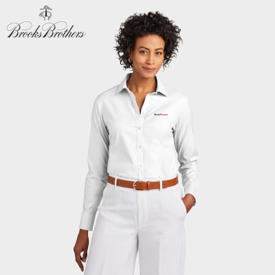 Brooks Brothers® Women’s Wrinkle-Free Stretch Pinpoint Shirt