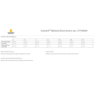 Carhartt® Washed Duck Active Jacket Carhartt® Washed Duck Active Jacket