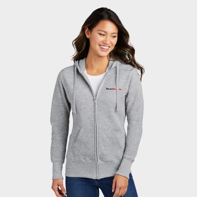 Port & Company® Women's Core Fleece Full-Zip Hooded Sweatshirt