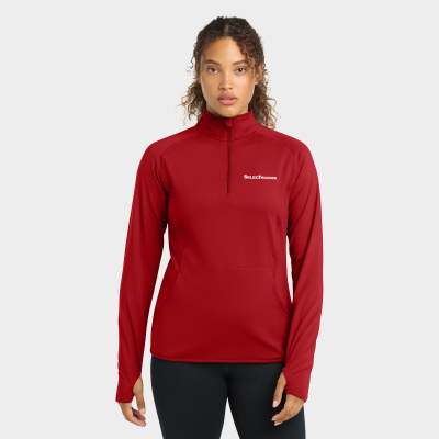 Sport-Tek® Women's Sport-Wick® Stretch 1/4-Zip Pullover