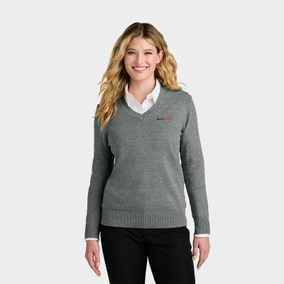 Port Authority® Women’s Easy Care V-Neck Sweater Port Authority® Women’s Easy Care V-Neck Sweater