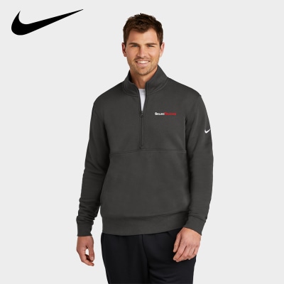 Nike Club Fleece Sleeve Swoosh 1/2-Zip