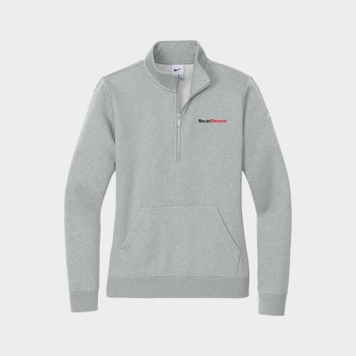 Nike Women's Club Fleece Sleeve Swoosh 1/2-Zip