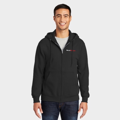 Port & Company® Tall Essential Fleece Full-Zip Hooded Sweatshirt